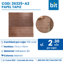 C03 PAPEL TAPIZ/ COD:36325-A2- CJN 150 UNDS
