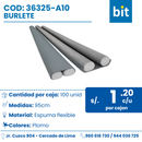 C03 BURLETE / COD: 36325-A10- CJN 100 UNDS