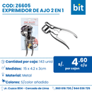 C01 EXPRIMIDOR DE AJO COD: Z6605 CJN 143 UND