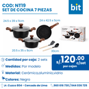 C01 SET DE OLLAS COD: NT19 CJN 2 SET