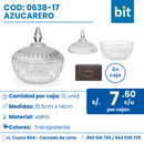 C01 AZUCARERO COD: 0638-17 CJN 12 UND