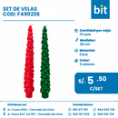 C03 SET DE VELAS / COD: F490226-  72 SET'S