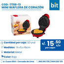 C01 MINI WAFLERA DE CORAZON COD:17198-13 CJN 32 UND