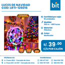 C01 LUCES DE NAVIDAD 480L/100M  COD: LRTI-126016 CJN 10 UND