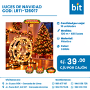 C01 LUCES DE NAVIDAD 480L/100M COD: LRTI-126017 CJN 10 UND