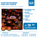 C01 LUCES DE NAVIDAD COD: LRTI-126025 CJN 20 UND