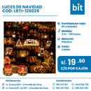C01 LUCES DE NAVIDAD COD: LRTI-126026 CJN 20 UND