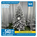 ARBOL NAVIDEÑO CIPRES NEVADO GS241065 240CM COD: 1420 RAMAS