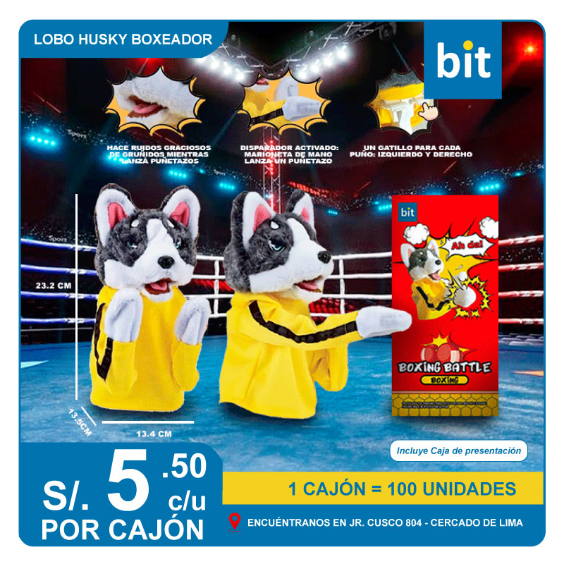 📦 PERRITO BOXEADOR -- CJN 100 UNDS