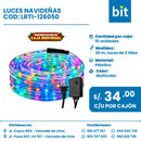 C01 LUCES NAVIDEÑAS COD: LRTI-126050 CJN 10 UNID