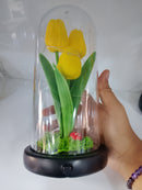 C01 ADORNO TULIPAN EN CUPULA PLASTICA COD: HX020C CJN 60 UNID RIMAC