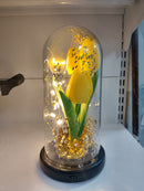 C01 ADORNO TULIPAN EN CUPULA PLASTICA COD: HX012B CJN 60 UNID RIMAC