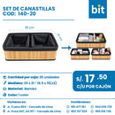 C01  SET DE CANASTILLAS COD: 140-20 CJN 20 SET