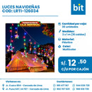 C01 LUCES NAVIDEÑAS COD: LRTI-126034 CJN 30 UNID