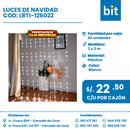 C01 LUCES DE NAVIDAD BLANCO COD: LRTI-126022 CJN 24 UNID