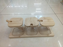 C01 SET FRASCOS DE VIDRIO COD: 3510-4 CJN POR 40 SET